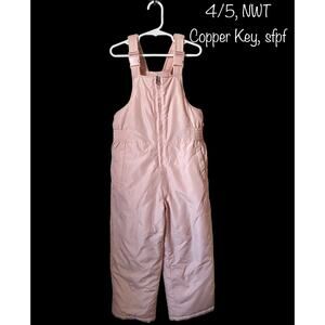 Copper Key Girls Pink 4/5 Snowbib